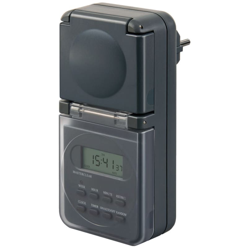 Außerhalb digitaler Timer Brennenstuhl Digitale Zeitschaltuhr IP44 mit Kindersicherung