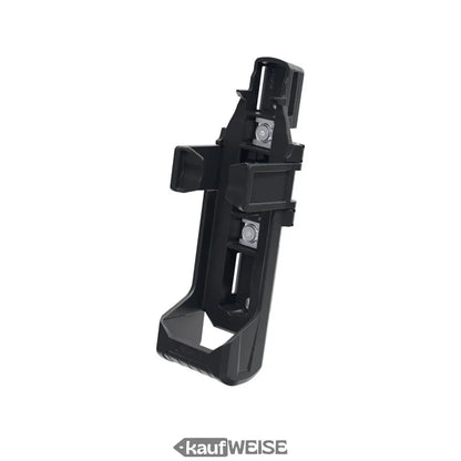 Schwarzer Plastik Fahrradflaschenhalter für ABUS Bordo Granit 6500K/120 SH