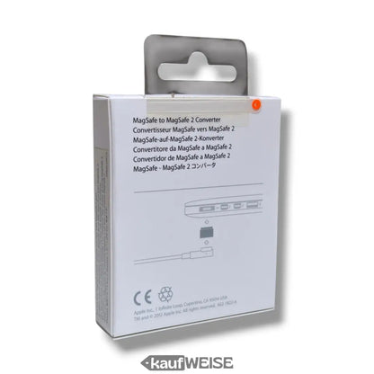 Weißer Apple MagSafe zu MagSafe 2 Konverter in Originalverpackung für MacBook