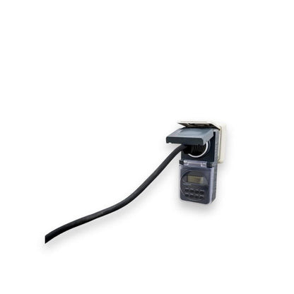 Outdoor Digitale Zeitschaltuhr mit Kabel, IP44 Schutz, kindersicher, Brennenstuhl