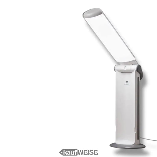 Weiß-graue verstellbare Schreibtischlampe Daylight Twist 2 mit CRI 95 E35070