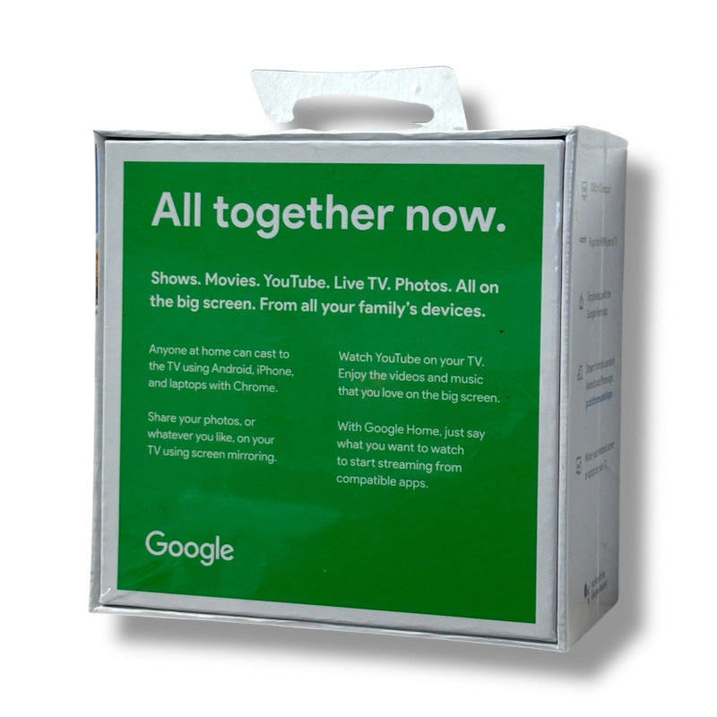Google Chromecast 3. Generation Box für Full HD Streaming und WLAN HDMI Neu geöffnet