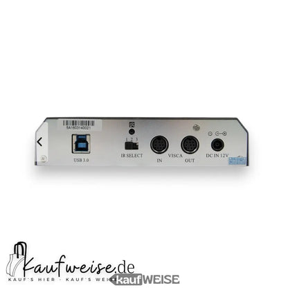 Silbernes Videoaufnahmegerät mit USB 3.0, IR, VISCA In/Out, 12V DC Anschluss