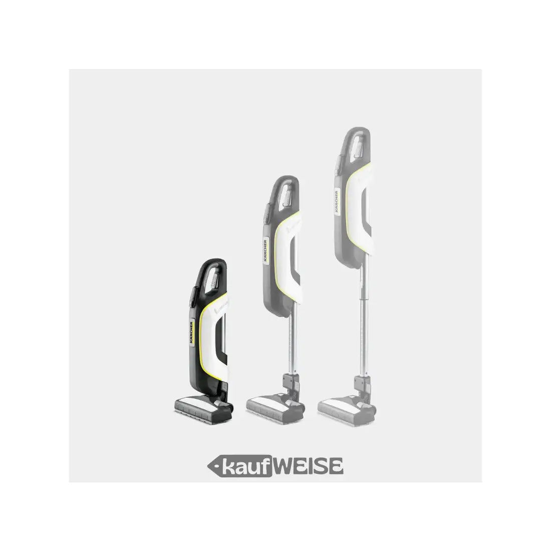 Kärcher VC 5 kabelloser Akku-Staubsauger, leicht, schwarz-weiß mit grünen Akzenten