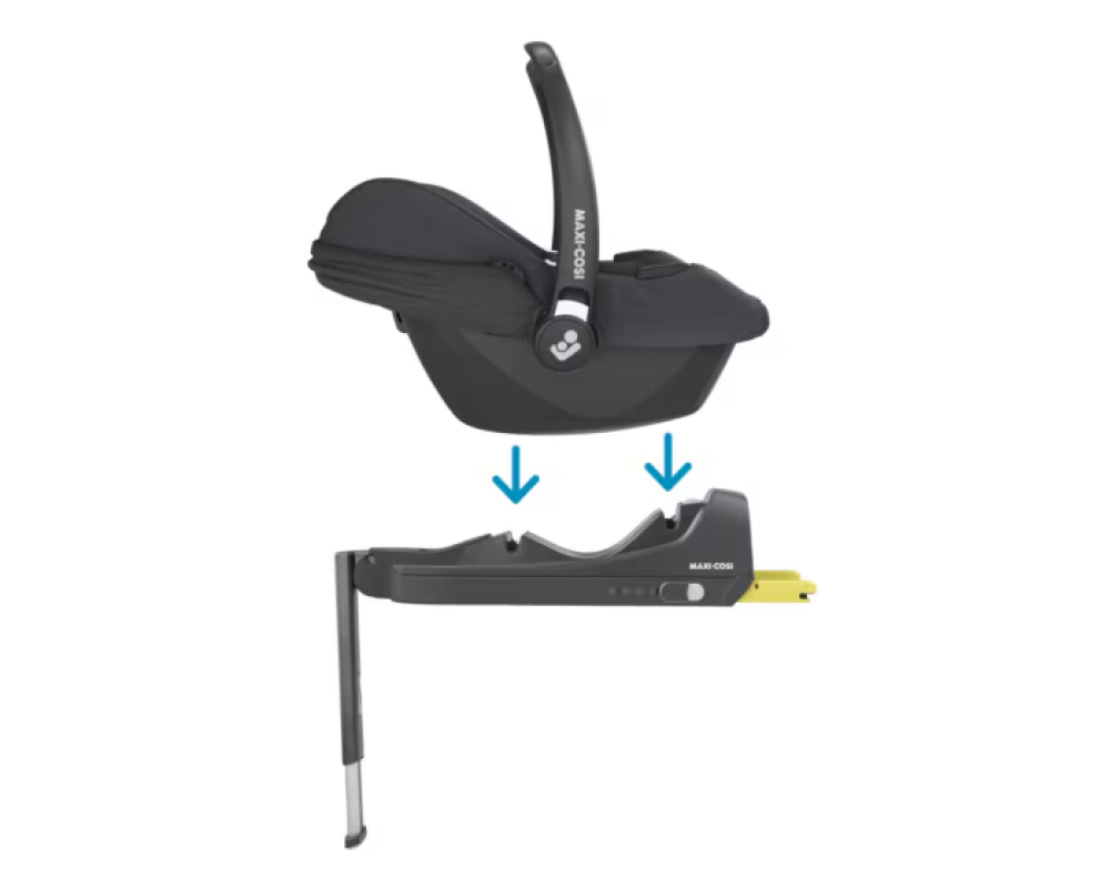 Infantensitz und Basis für sichere ISOFIX Installation bei Maxi-Cosi CabrioFix