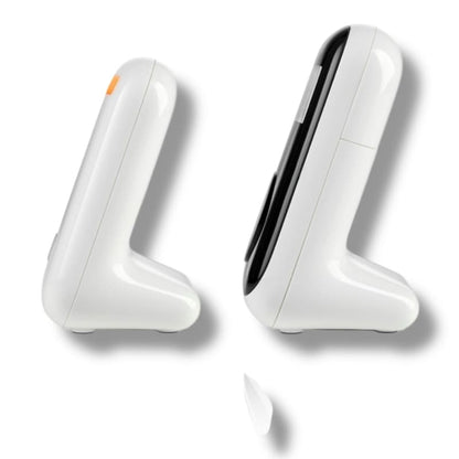 Zwei weiße digitale Handthermometer für Babyüberwachung im Motorola PIP11 Babyphone