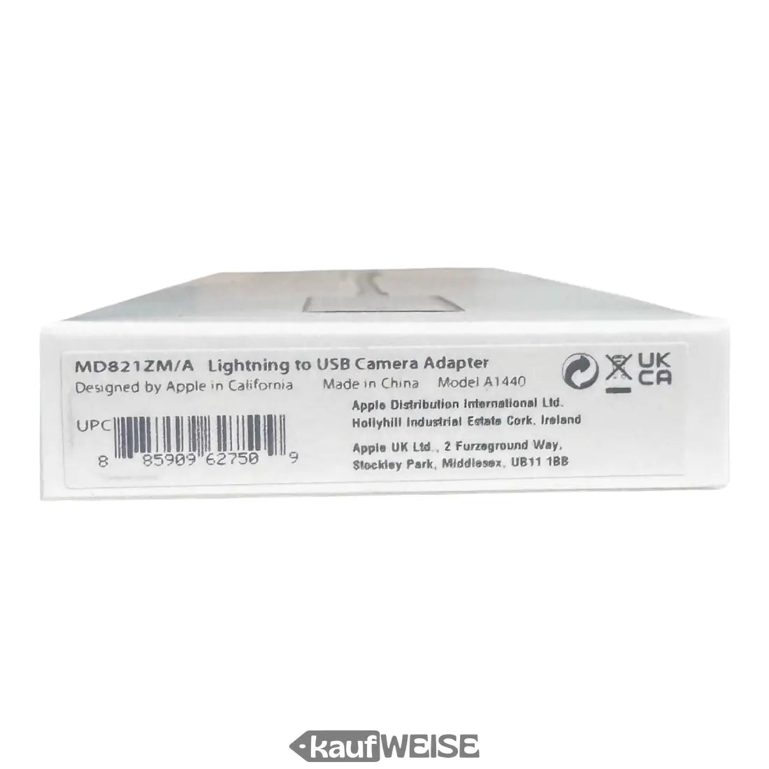 Original Apple Lightning auf USB Kamera Adapter in Verpackung für iPhone iPad