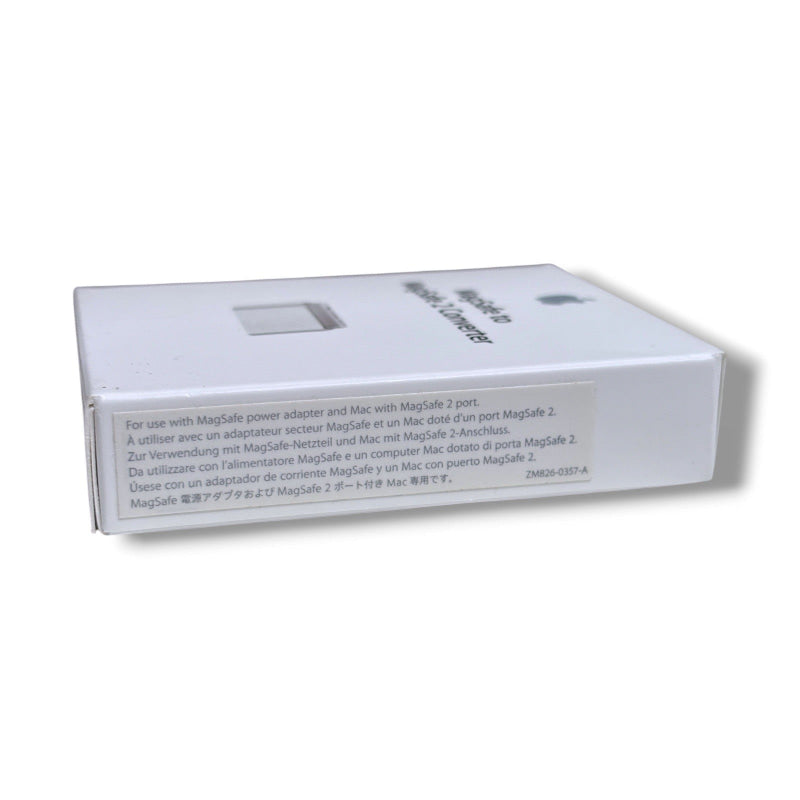 Weiße rechteckige Box für MagSafe zu MagSafe 2 Konverter, Original Apple Adapter