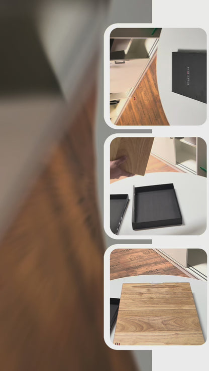 DUTCH 3-in-1 Teak Cutting Board | Foldable &amp; Solid XXL