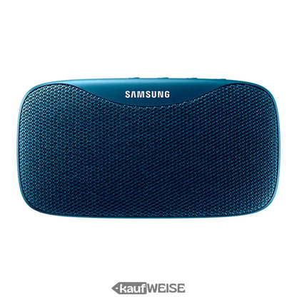 Dunkelblauer Samsung Level Box Slim Bluetooth Lautsprecher mit Meshgitter, wasserfest IPX7
