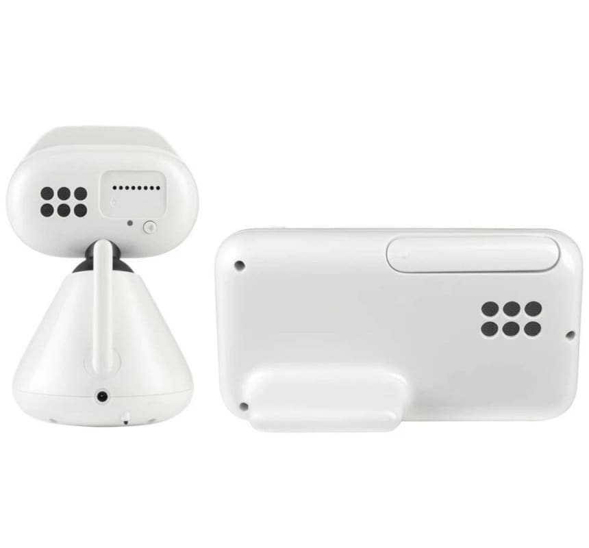 Weißes Robotergerät mit Lautsprecher für Motorola Video-Babyphone Modell PIP1500