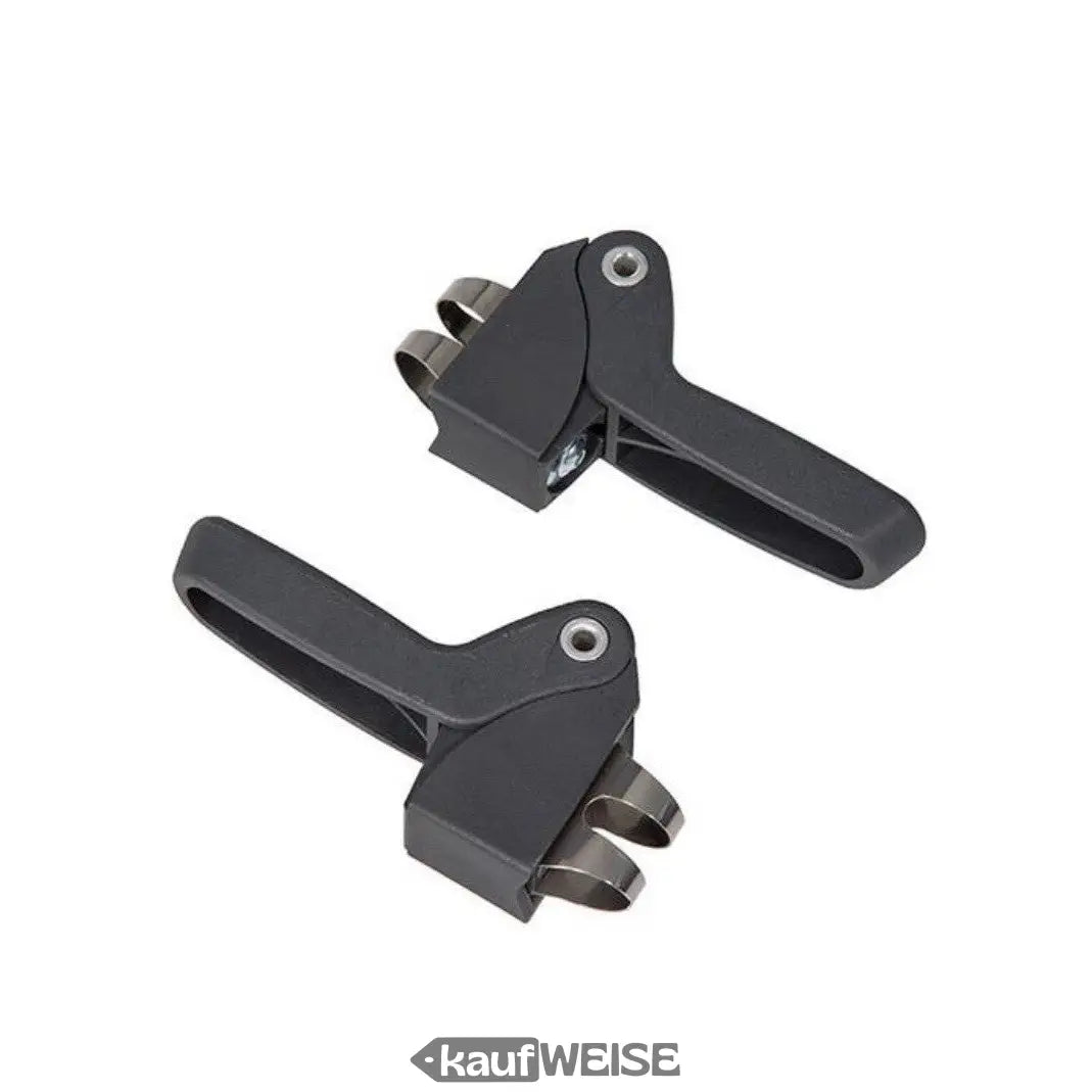 Schwarze Schnellspanner für Fahrrad mit silbernen Federn, passend für Qibbel Junior