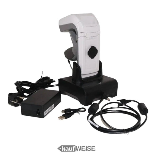 Barcode-Scanner mit Ladebasis und Kabeln für Zebra RFD8500 RFID im Einzelhandel